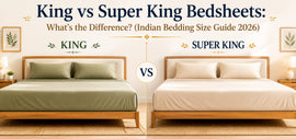 King vs Super King Bedsheets: What’s the Difference? (Indian Bedding Size Guide 2026)