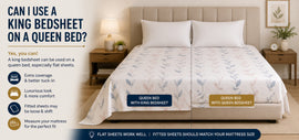 Can I Use a King Bedsheet on a Queen Bed?