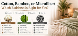 Cotton, Bamboo, or Microfiber: Which Bedsheet Is Right for You?