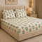 Cloud Soft Red Boota Floral King Size Bedsheet Set (1 Bedsheet, 2 Pillow Covers)