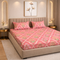 Cloud Soft Blush Mahal King Size Bedsheet Set (1 Bedsheet, 2 Pillow Covers)