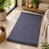 Woven Chenille Anti-Slip Floor Mat | Soft & Super Absorbent Bath Mat, Ash Grey