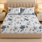 Ink Petale 3Pcs Double Bedsheet Set (1 Bedsheet & 2 Pillow Covers)