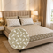 Olive Aura 5 Pcs Double Bedsheet Set (1 Bedsheet, 4 Pillow Covers)