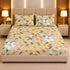 Peach Sorbet 3Pcs Double Bedsheet Set (1 Bedsheet & 2 Pillow Covers)