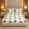 Verdant Gold 3Pcs Double Bedsheet Set (1 Bedsheet & 2 Pillow Covers)