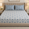Blue Empress King Size Bedsheet Set (1 Bedsheet, 2 Pillow Covers)