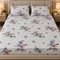 Vintage Rose 3Pcs Double Bedsheet Set (1 Bedsheet & 2 Pillow Covers)