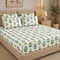 Cloud Soft Boota Floral King Size Bedsheet Set (1 Bedsheet, 2 Pillow Covers)