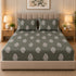 Emerald Botanica 100% Cotton King Size Bedsheet Set (1 Bedsheet & 2 Pillow Covers)