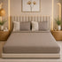 Italian Embroidery 3Pcs King Bedsheet Set (1 Bedsheet, 2 Pillow Covers), Tortora