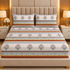 Jaipuri Bloom 3Pcs Double Bedsheet Set (1 Bedsheet & 2 Pillow Covers)