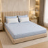 Sky Symphony 5 Pcs Double Bedsheet Set (1 Bedsheet, 4 Pillow Covers)