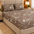 Truffle Bloom 3Pcs Double Bedsheet Set (1 Bedsheet & 2 Pillow Covers)