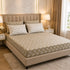Olive Aura 5 Pcs Double Bedsheet Set (1 Bedsheet, 4 Pillow Covers)