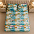 Ocean Mist 5 Pcs Double Bedsheet Set (1 Bedsheet, 4 Pillow Covers)