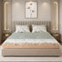 Night Bloom Sage Apricot Double Bedsheet Set (1 Bedsheet, 2 Pillow Covers)