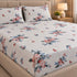 Vintage Rose 3Pcs Double Bedsheet Set (1 Bedsheet & 2 Pillow Covers)