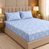 Blue Gardenia Double Bedsheet Set (1 Bedsheet, 2 Pillow Covers)