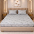 Slate Leaves Double Bedsheet Set (1 Bedsheet, 2 Pillow Covers)