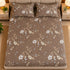 Truffle Bloom 3Pcs Double Bedsheet Set (1 Bedsheet & 2 Pillow Covers)