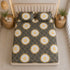 Cloud Soft Golden Medallion King Size Bedsheet Set (1 Bedsheet, 2 Pillow Covers)