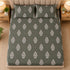 Emerald Botanica 100% Cotton King Size Bedsheet Set (1 Bedsheet & 2 Pillow Covers)