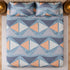 Cloud Soft Urban Prism King Size Bedsheet Set (1 Bedsheet, 2 Pillow Covers)