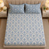 Blue Empress King Size Bedsheet Set (1 Bedsheet, 2 Pillow Covers)