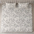 Ivory Botanica Double Bedsheet Set (1 Bedsheet, 2 Pillow Covers)
