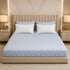 Sky Symphony 5 Pcs Double Bedsheet Set (1 Bedsheet, 4 Pillow Covers)