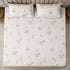 Misty Petals Double Bedsheet Set (1 Bedsheet, 2 Pillow Covers)