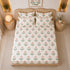Cloud Soft Rosette Meadow Floral King Size Bedsheet Set (1 Bedsheet, 2 Pillow Covers)