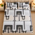 Graphite Grace 3Pcs Double Bedsheet Set (1 Bedsheet & 2 Pillow Covers)