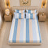 Cloud Soft Breeze Stripe King Size Bedsheet Set (1 Bedsheet, 2 Pillow Covers)
