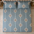Night Bloom Royal Emblem Double Bedsheet Set (1 Bedsheet, 2 Pillow Covers)