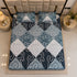 Cloud Soft Sapphire Symphony King Size Bedsheet Set (1 Bedsheet, 2 Pillow Covers)