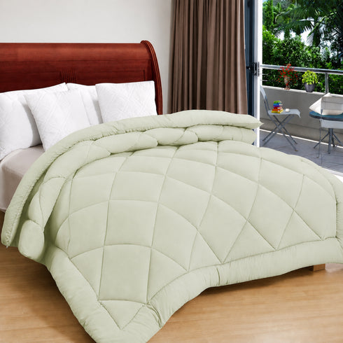 Reversible Double Bed Comforter | 150 GSM, Forest Calm
