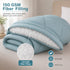 Reversible Double Bed Comforter | 150 GSM, Blue Lagoon
