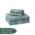 Night Bloom Royal Emblem Double Bedsheet Set (1 Bedsheet, 2 Pillow Covers)