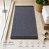 Woven Chenille Anti-Slip Floor Mat | Soft & Super Absorbent Bath Mat, Ash Grey