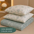 Petal Vine King Size Bedsheet Set (1 Bedsheet, 2 Pillow Covers)
