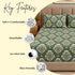 Maharani Green 3Pcs Double Bedsheet Set (1 Bedsheet & 2 Pillow Covers)