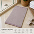 Woven Chenille Anti-Slip Floor Mat | Soft & Super Absorbent Bath Mat, Vintage Mauve
