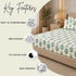 Cloud Soft Boota Floral King Size Bedsheet Set (1 Bedsheet, 2 Pillow Covers)