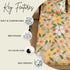 Peach Sorbet 3Pcs Double Bedsheet Set (1 Bedsheet & 2 Pillow Covers)