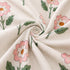 Cloud Soft Rosette Meadow Floral King Size Bedsheet Set (1 Bedsheet, 2 Pillow Covers)