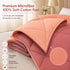 Reversible Double Bed Comforter | 150 GSM, Peach Blush