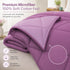 Reversible Double Bed Comforter | 150 GSM, Plum Whisper