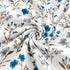Blue Petal Muse 100% Cotton King Size Bedsheet Set (1 Bedsheet & 2 Pillow Covers)